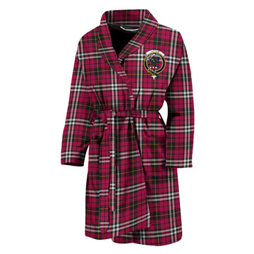 Little Tartan Bathrobe with Family Crest