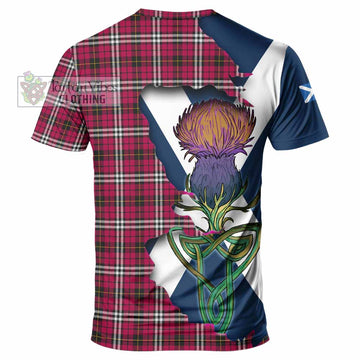 Tartan Vibes Clothing Little Tartan Family Crest T-Shirt Scottish Thistle Celtic Inspired