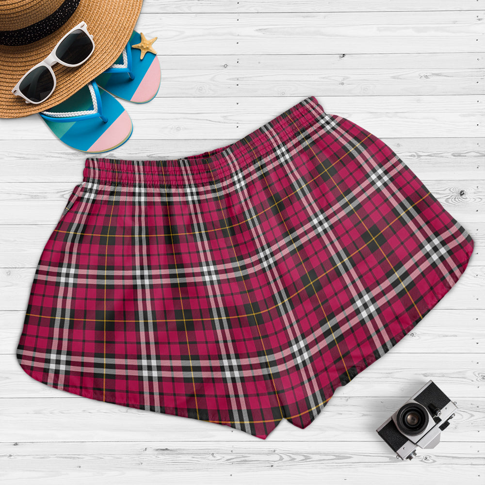 little-tartan-womens-shorts-with-family-crest