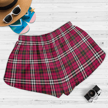 Little Tartan Womens Shorts with Family Crest