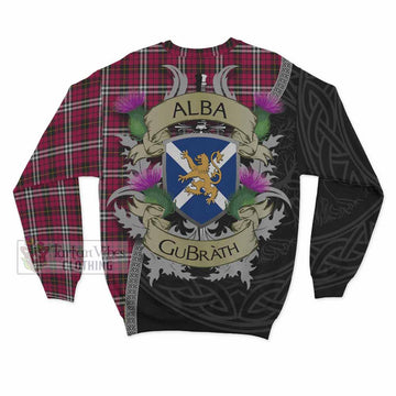 Little Tartan Family Crest Sweatshirt Lion Rampant Royal Thistle Shield Celtic Inspired