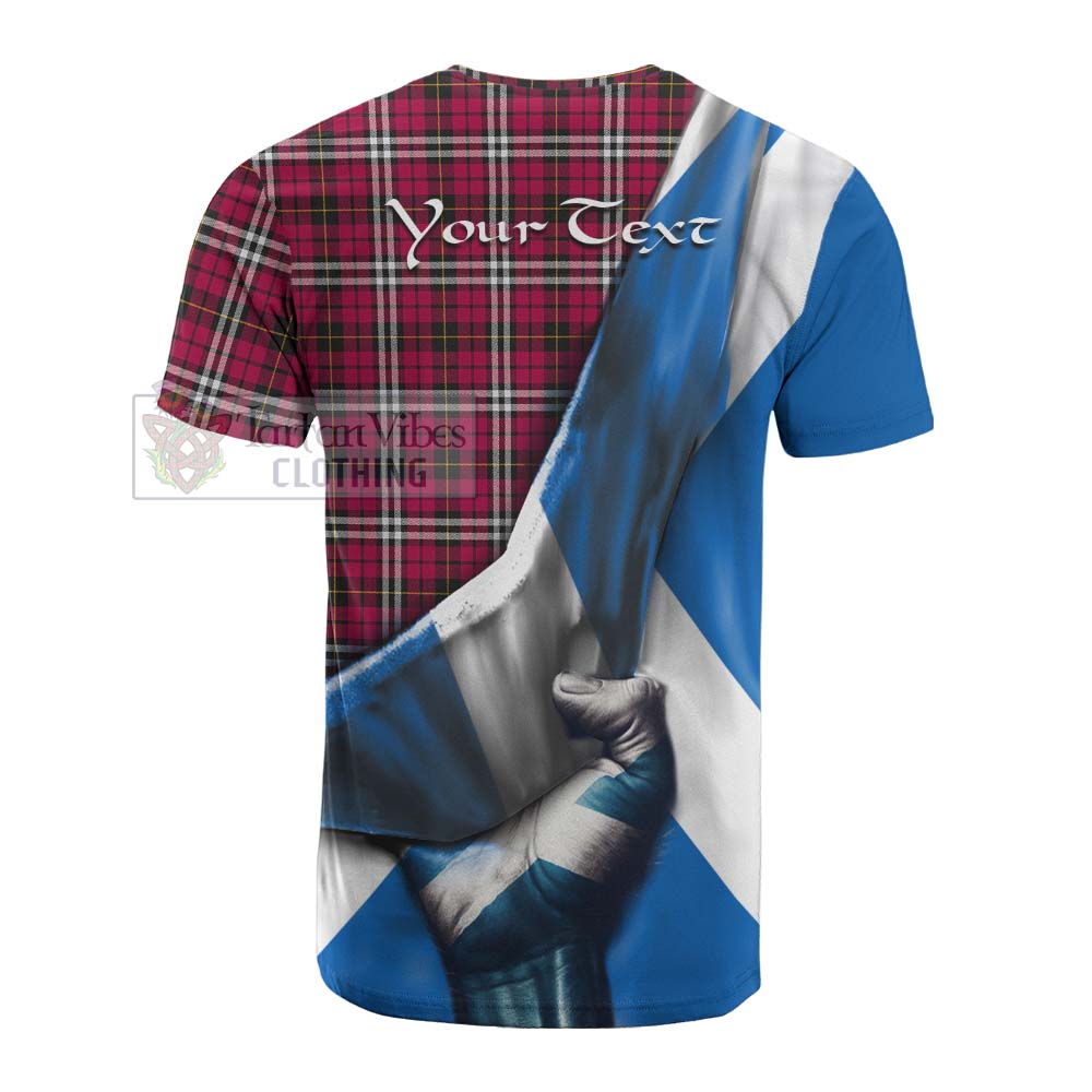 Tartan Vibes Clothing Little Tartan Cotton T-shirt with Family Crest Scotland Patriotic Style