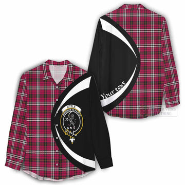 Tartan Vibes Clothing Little Tartan Women's Casual Shirt with Family Crest Circle Style