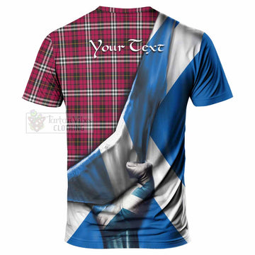 Tartan Vibes Clothing Little Tartan T-Shirt with Family Crest Scotland Patriotic Style