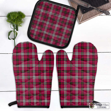 Little Tartan Combo Oven Mitt & Pot-Holder Combo 1 Oven Mitt & 1 Pot-Holder Black - Tartan Vibes Clothing