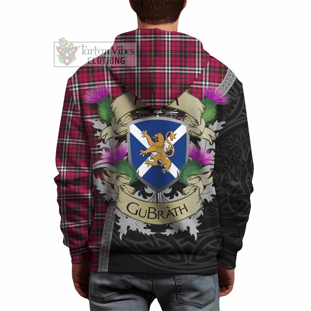 Tartan Vibes Clothing Little Tartan Family Crest Hoodie Lion Rampant Royal Thistle Shield Celtic Inspired