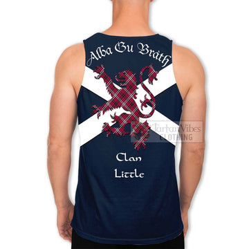 Little Tartan Lion Rampant Men's Tank Top Proudly Display Your Heritage with Alba Gu Brath and Clan Name