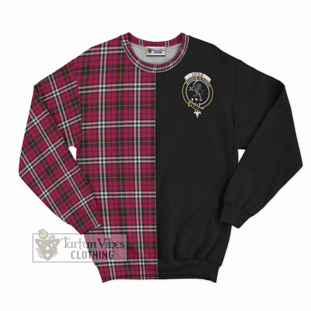 Little Tartan Sweatshirt with Family Crest and Half Of Me Style - Tartanvibesclothing Shop