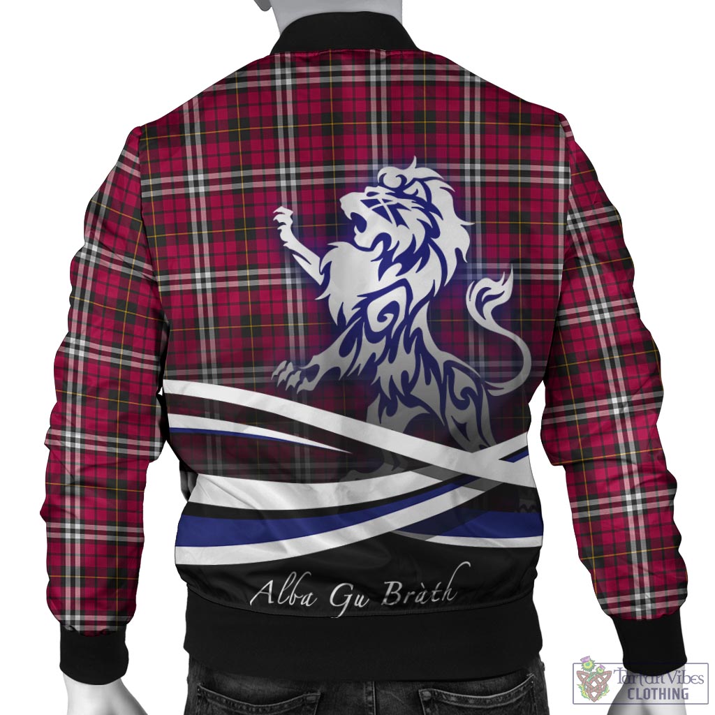 Tartan Vibes Clothing Little Tartan Bomber Jacket with Alba Gu Brath Regal Lion Emblem