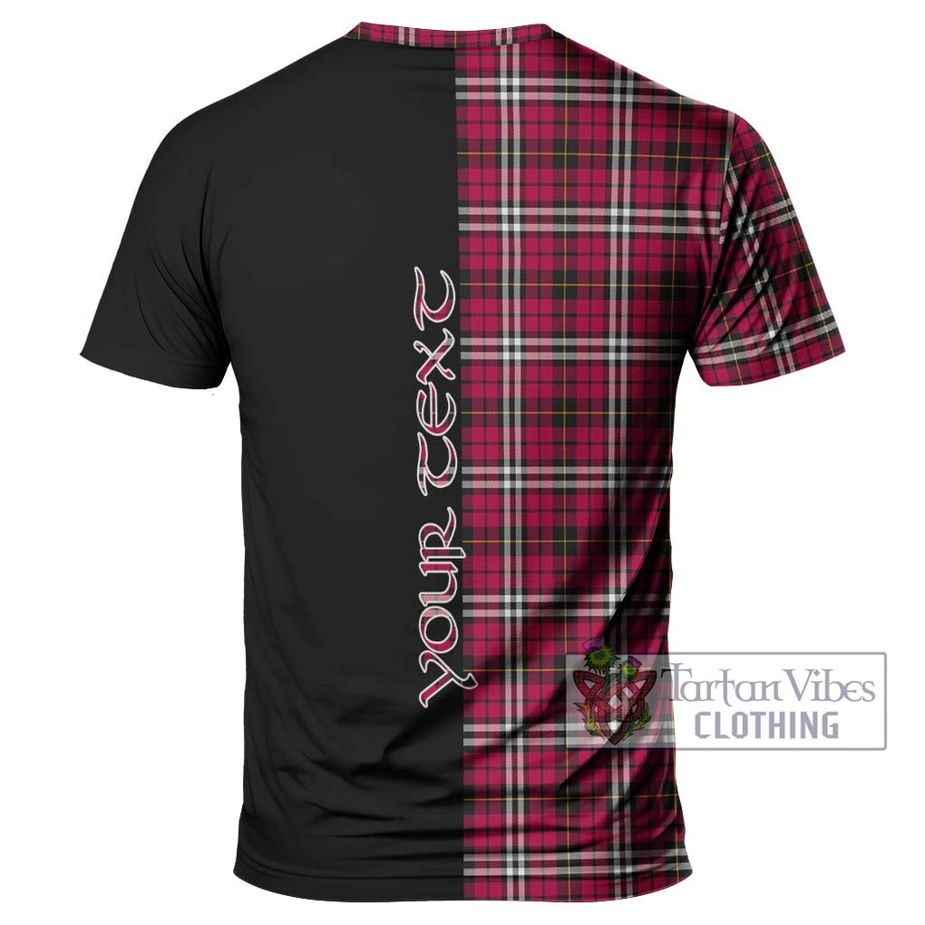 Little Tartan T-Shirt with Family Crest and Half Of Me Style - Tartanvibesclothing Shop