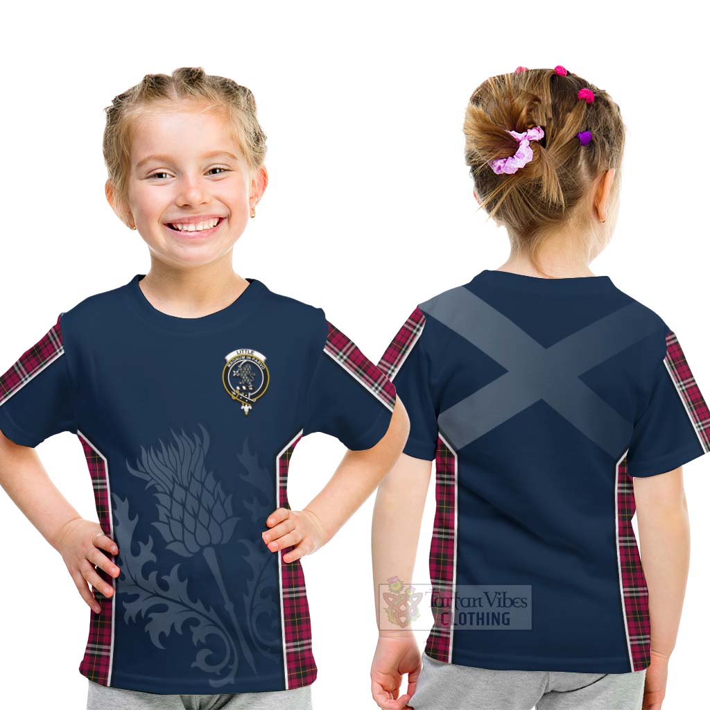 Tartan Vibes Clothing Little Tartan Kid T-Shirt with Family Crest and Scottish Thistle Vibes Sport Style