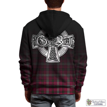 Tartan Vibes Clothing Little Tartan Hoodie Featuring Alba Gu Brath Family Crest Celtic Inspired