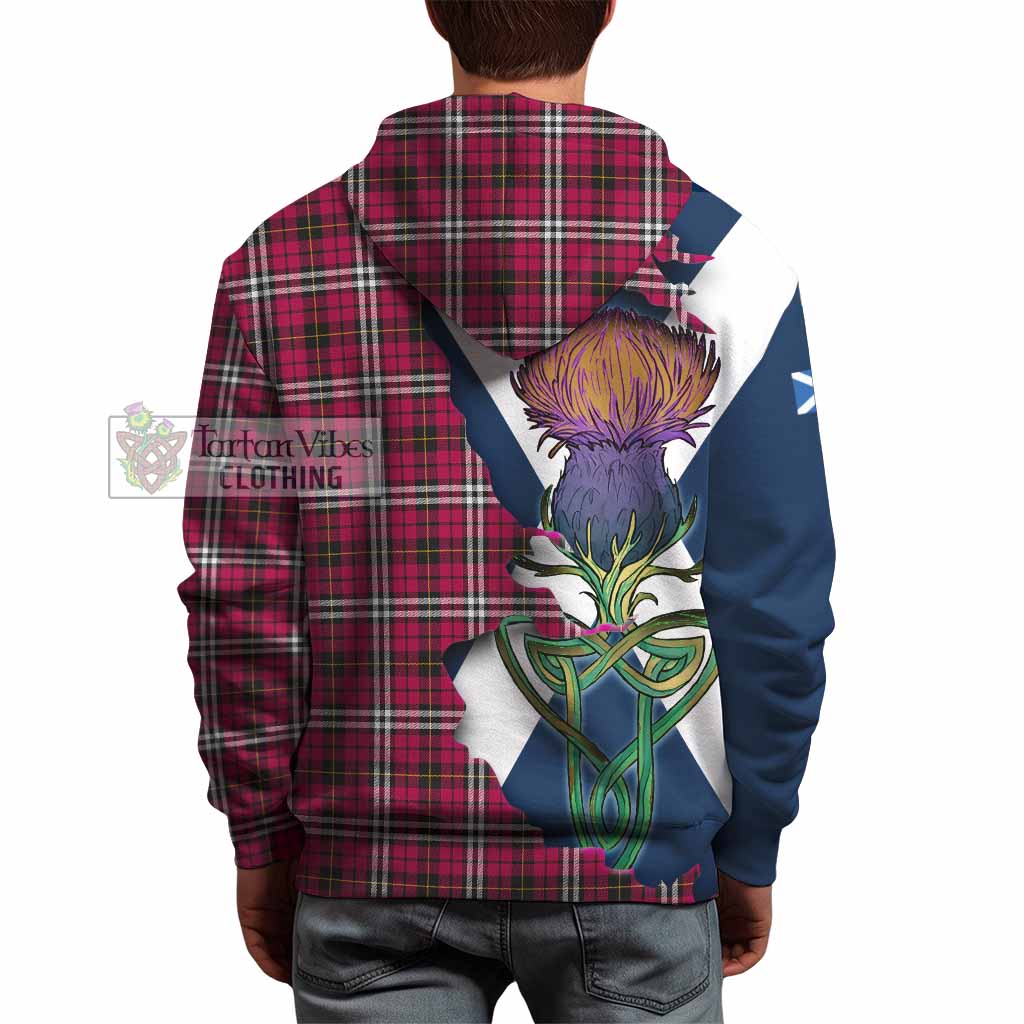 Tartan Vibes Clothing Little Tartan Family Crest Hoodie Scottish Thistle Celtic Inspired