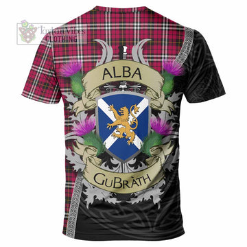 Tartan Vibes Clothing Little Tartan Family Crest T-Shirt Lion Rampant Royal Thistle Shield Celtic Inspired
