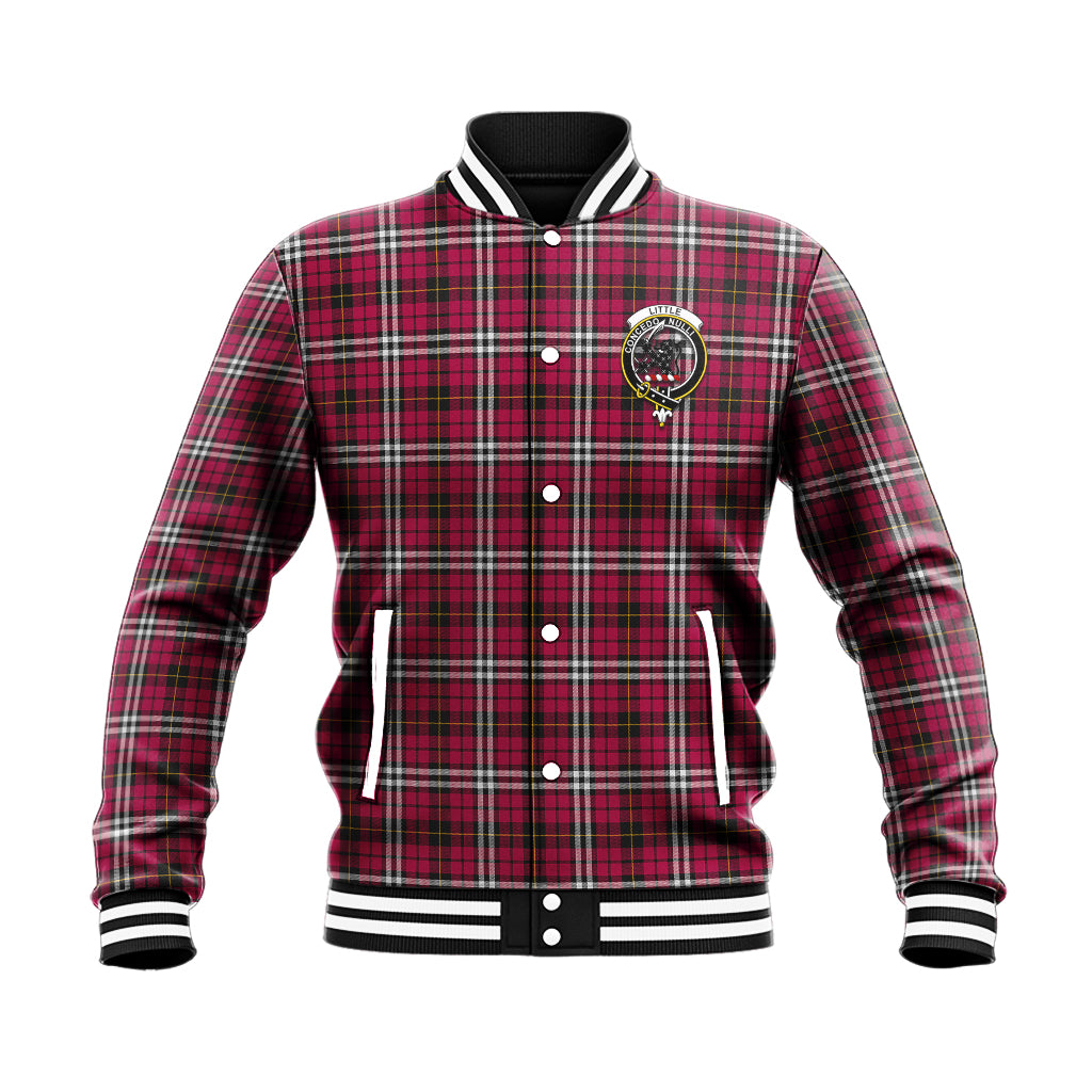 Little Tartan Baseball Jacket with Family Crest - Tartan Vibes Clothing