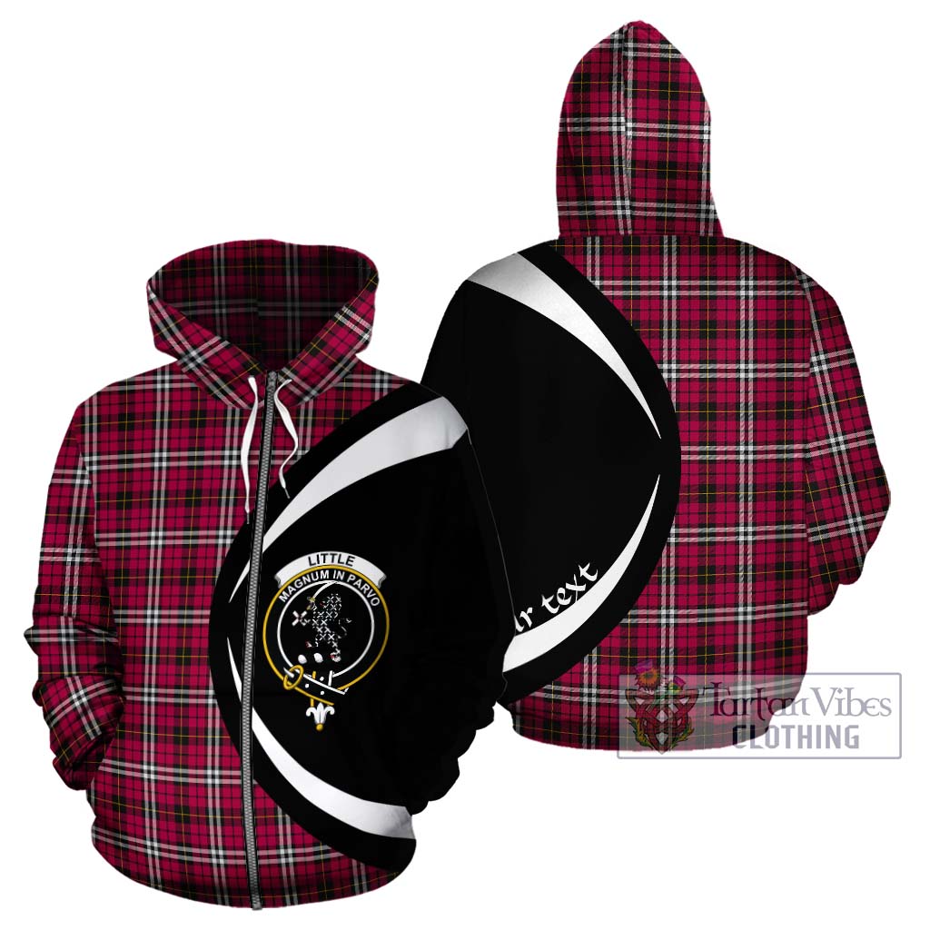 Tartan Vibes Clothing Little Tartan Hoodie with Family Crest Circle Style