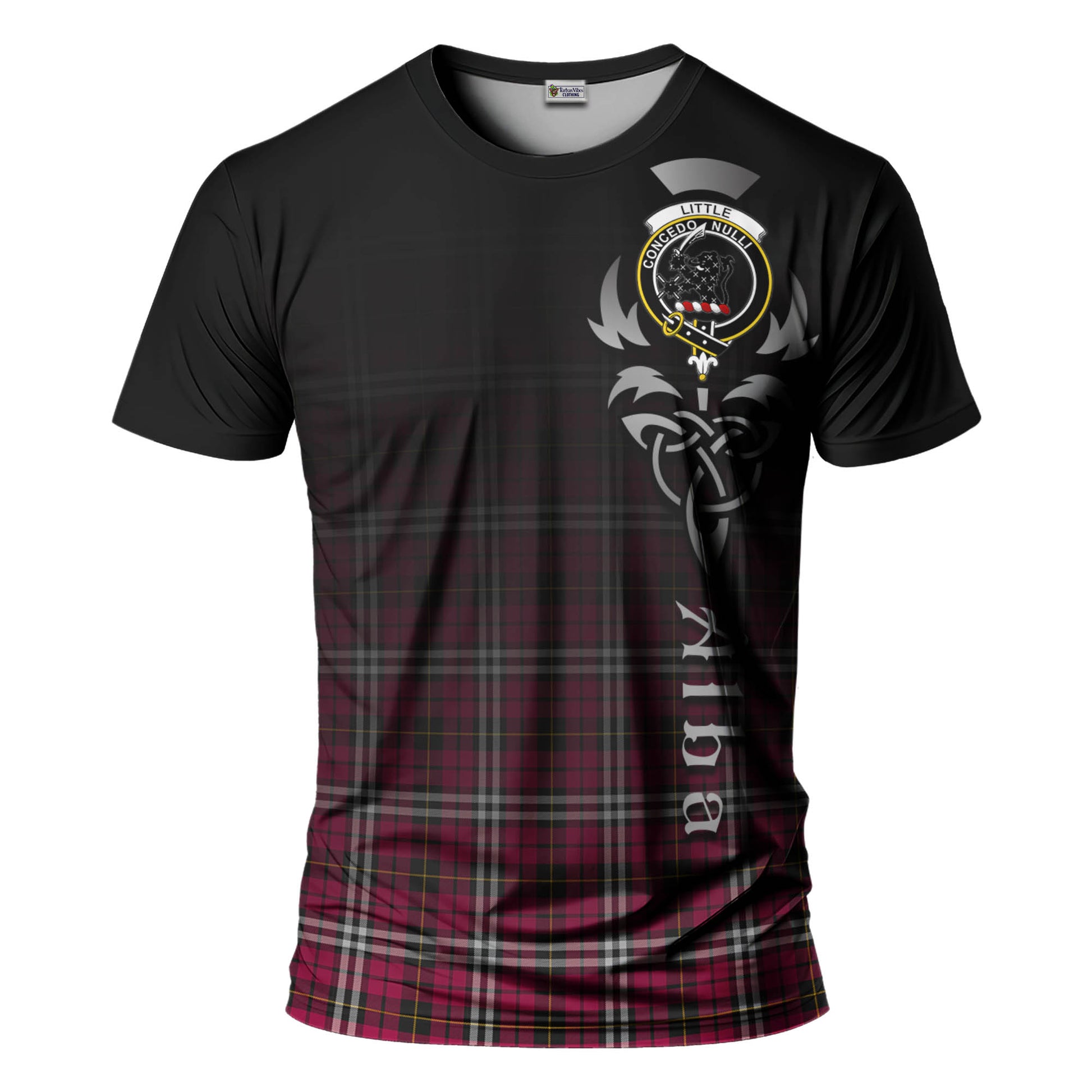 Tartan Vibes Clothing Little Tartan T-Shirt Featuring Alba Gu Brath Family Crest Celtic Inspired