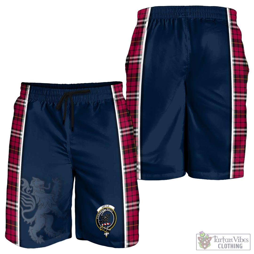 Tartan Vibes Clothing Little Tartan Men's Shorts with Family Crest and Lion Rampant Vibes Sport Style