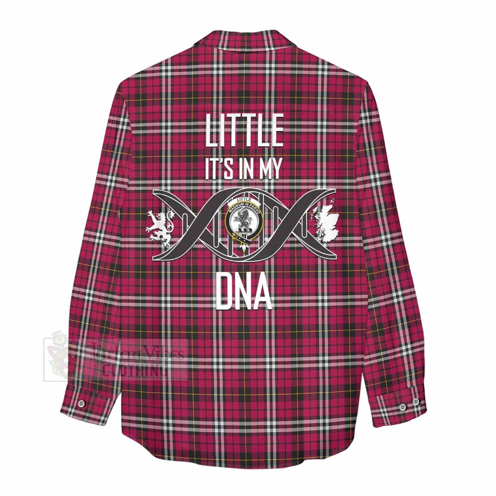 Tartan Vibes Clothing Little Tartan Women's Casual Shirt with Family Crest DNA In Me Style