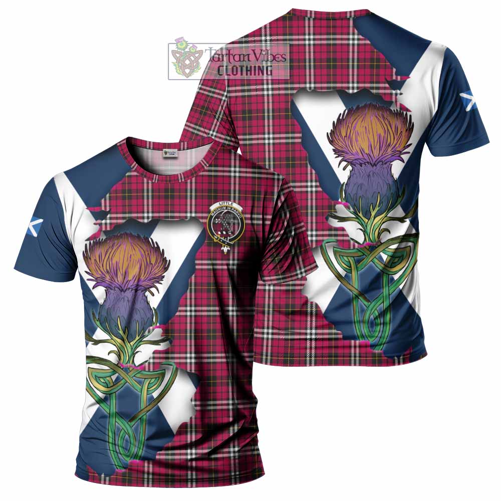 Tartan Vibes Clothing Little Tartan Family Crest T-Shirt Scottish Thistle Celtic Inspired