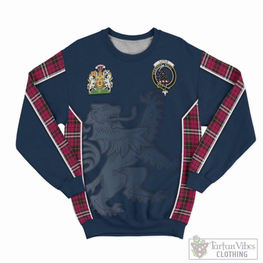 Tartan Vibes Clothing Little Tartan Sweater with Family Crest and Lion Rampant Vibes Sport Style