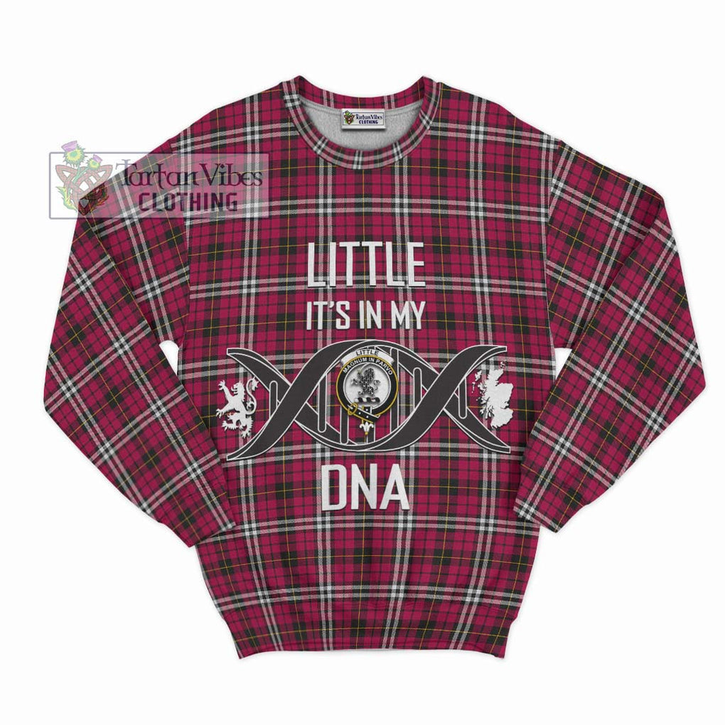 Little Tartan Sweatshirt with Family Crest DNA In Me Style - Tartanvibesclothing Shop