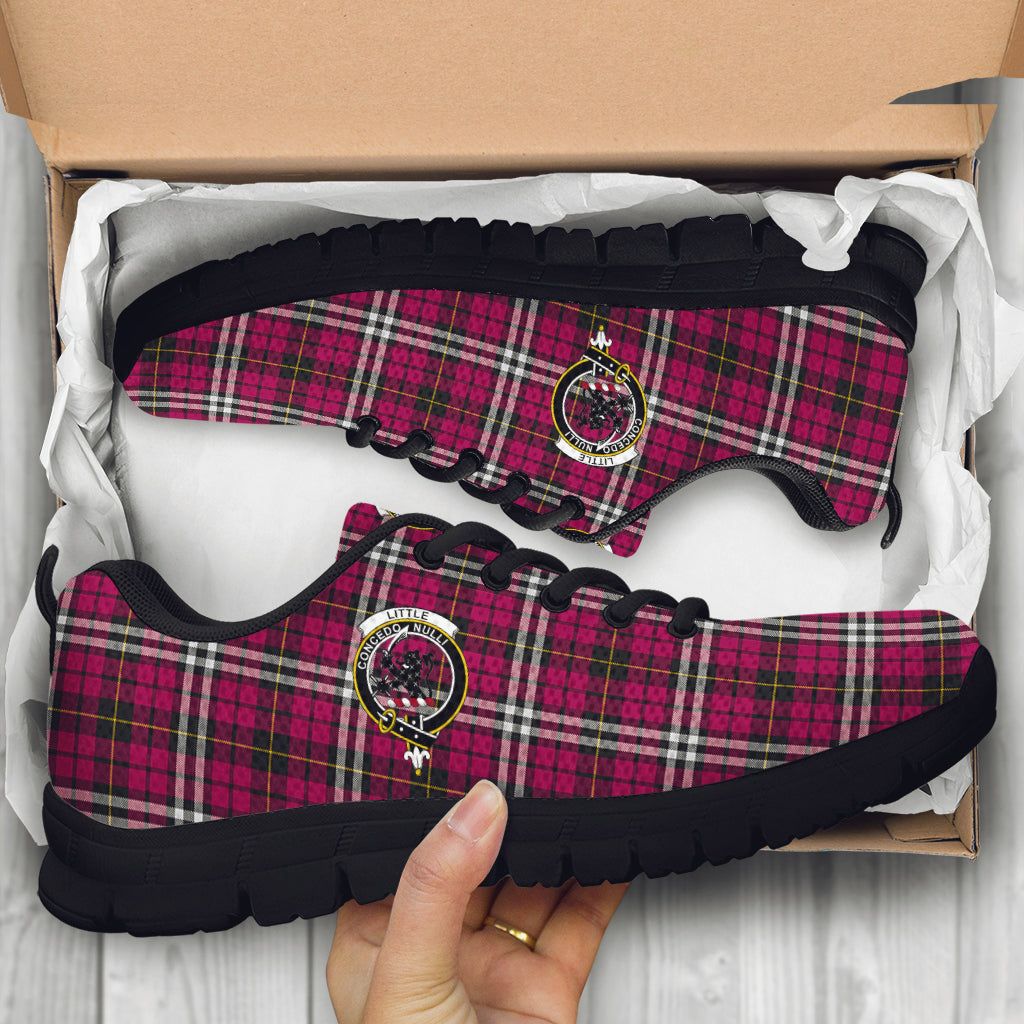 Little Tartan Sneakers with Family Crest - Tartan Vibes Clothing