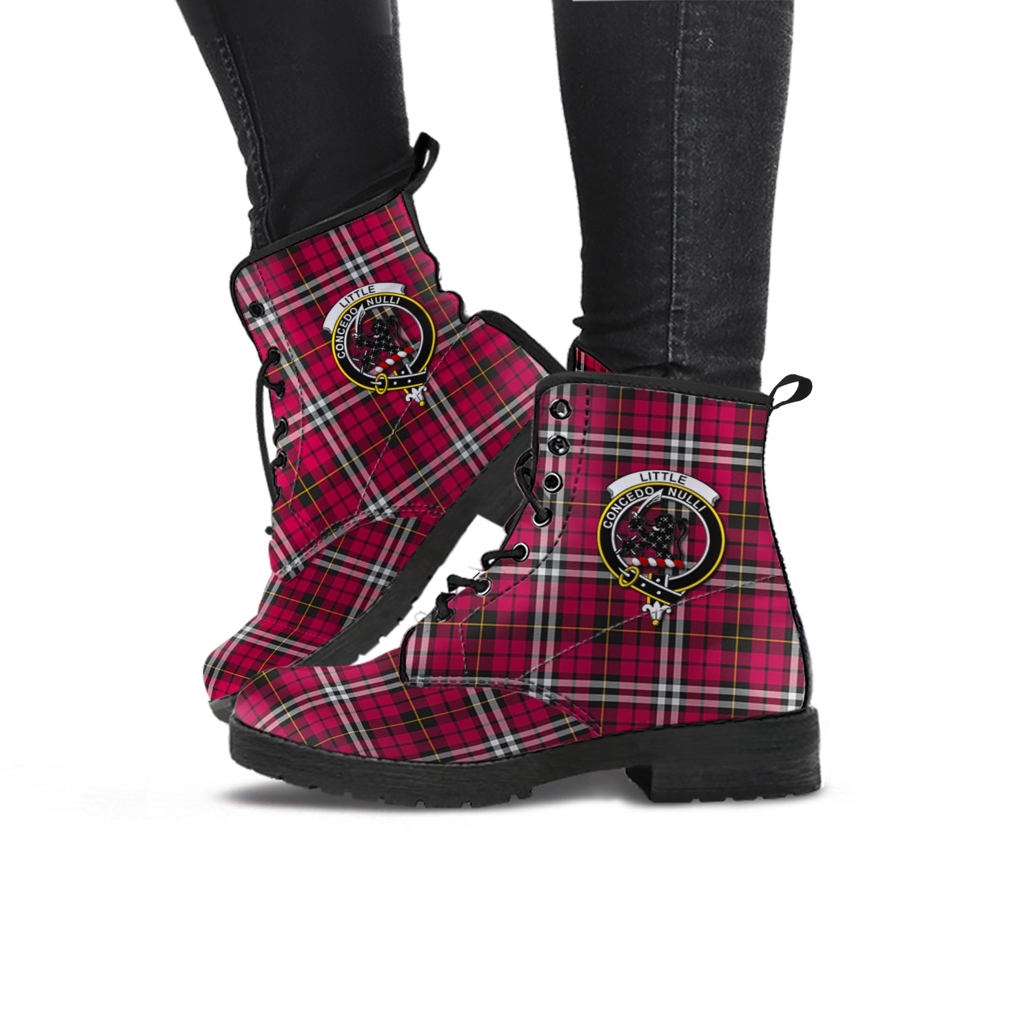 little-tartan-leather-boots-with-family-crest