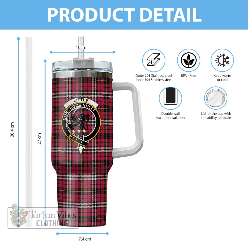 Tartan Vibes Clothing Little Tartan and Family Crest Tumbler with Handle