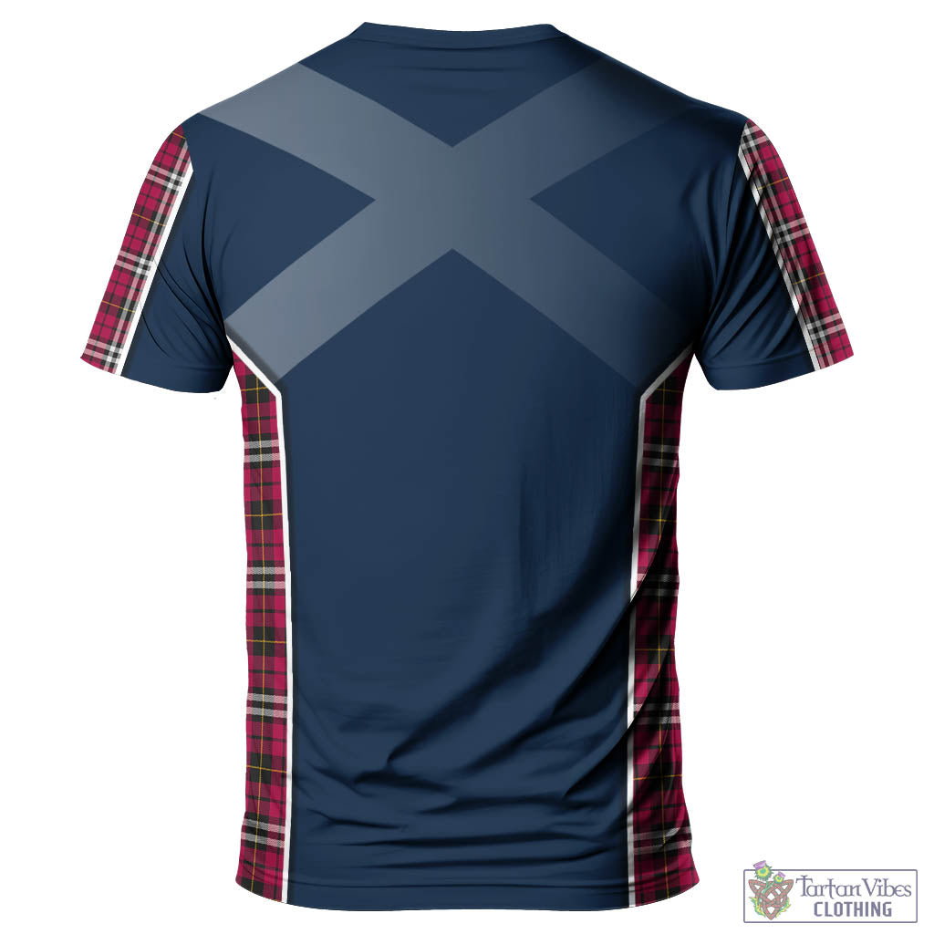 Tartan Vibes Clothing Little Tartan T-Shirt with Family Crest and Scottish Thistle Vibes Sport Style