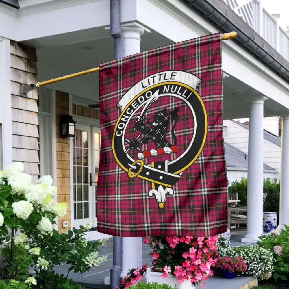 Little Tartan Flag with Family Crest - Tartan Vibes Clothing