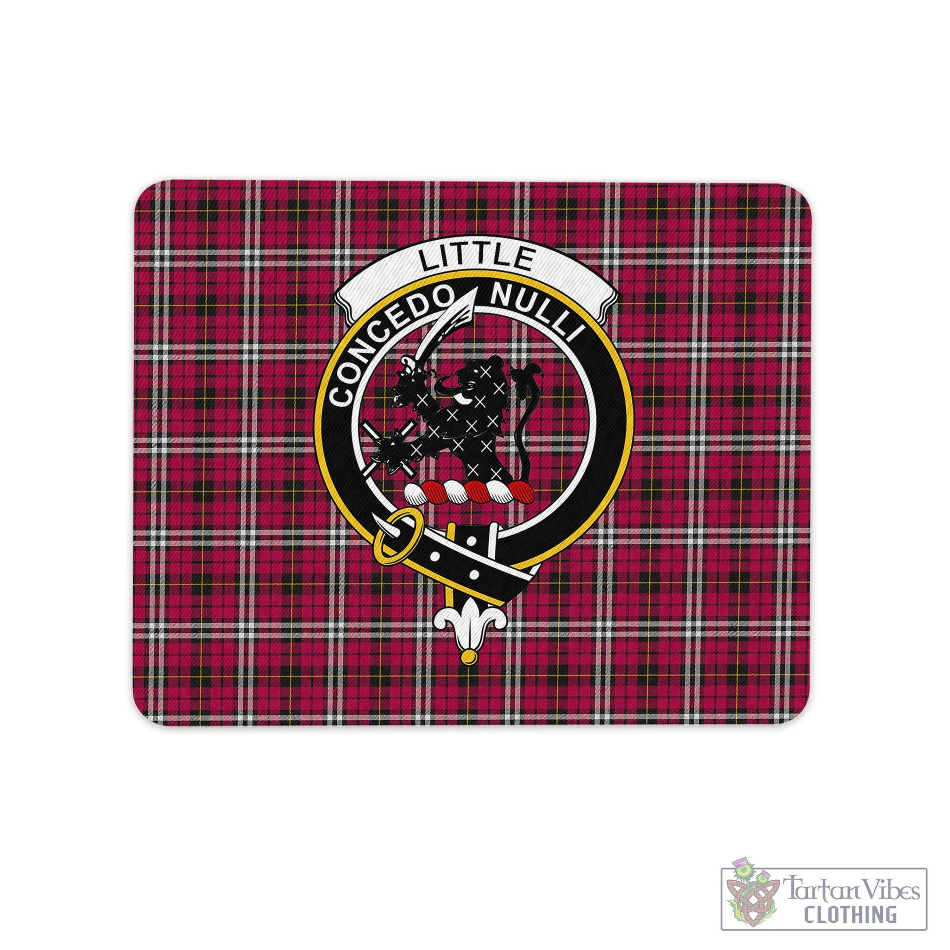 Tartan Vibes Clothing Little Tartan Mouse Pad with Family Crest