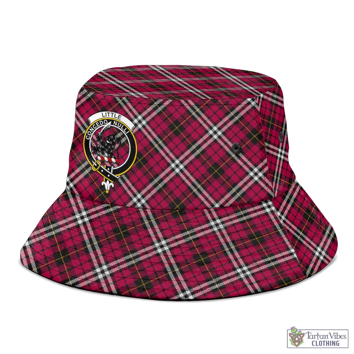 Tartan Vibes Clothing Little Tartan Bucket Hat with Family Crest
