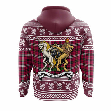 Little Clan Tartan Crest Christmas Hoodie Coat of Arms Funny Style