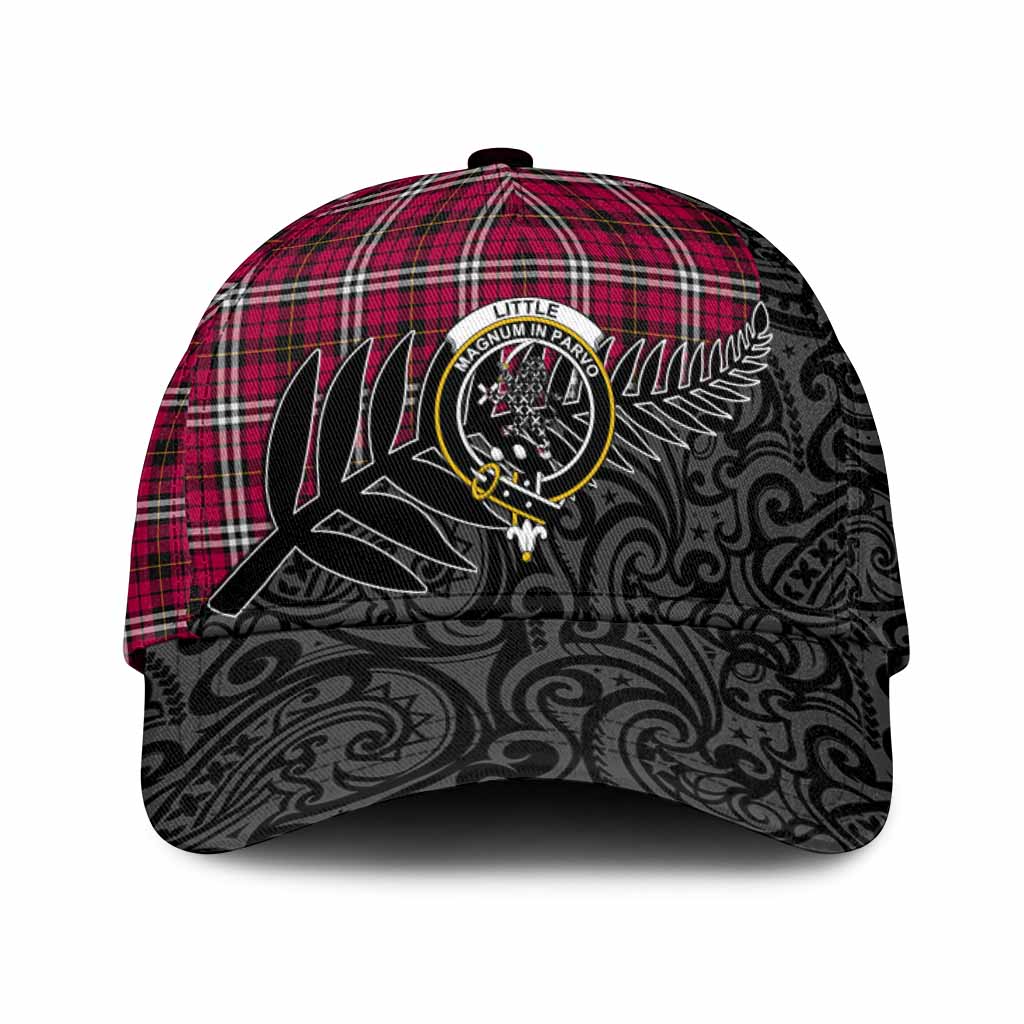 Little Crest Tartan Classic Cap with New Zealand Silver Fern Half Style