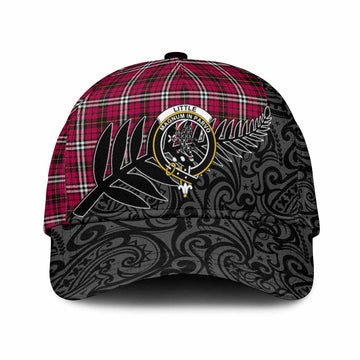 Little Crest Tartan Classic Cap with New Zealand Silver Fern Half Style