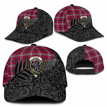 Little Crest Tartan Classic Cap with New Zealand Silver Fern Half Style