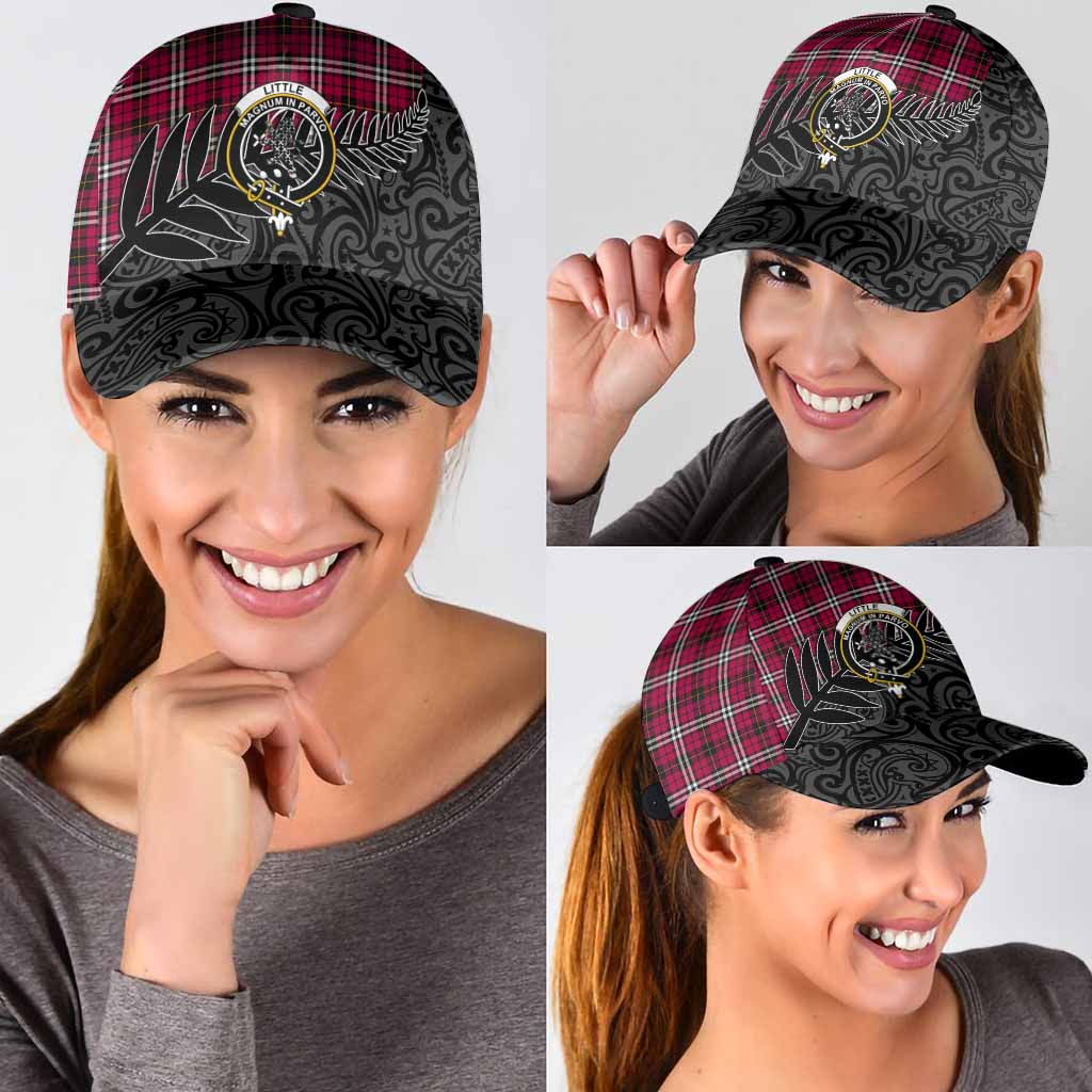 Little Crest Tartan Classic Cap with New Zealand Silver Fern Half Style