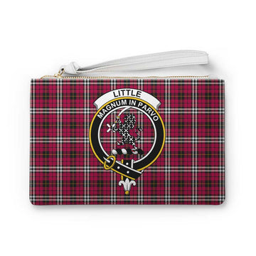 Little Family Crest Tartan Clutch Bag