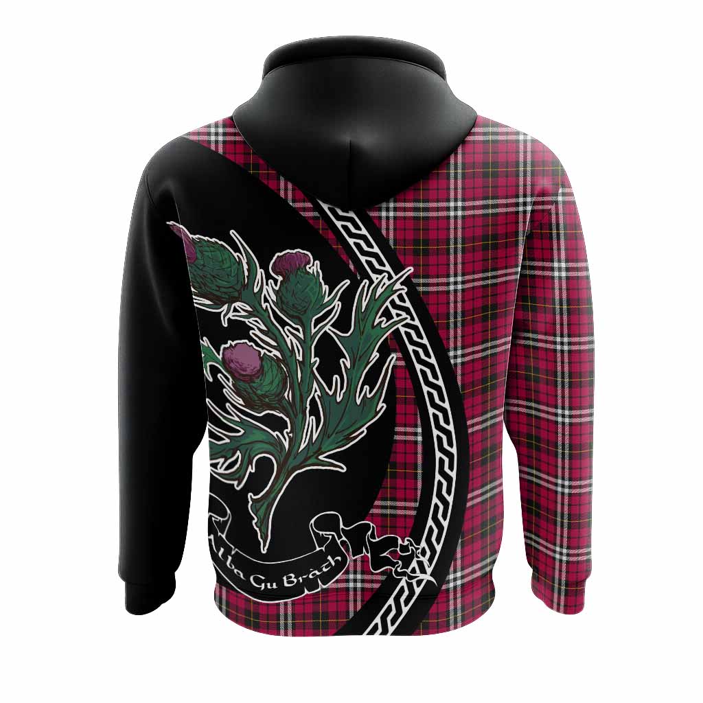 Little Family Crest Tartan Hoodie Alba Thistle Inspired - Tartan Vibes Clothing