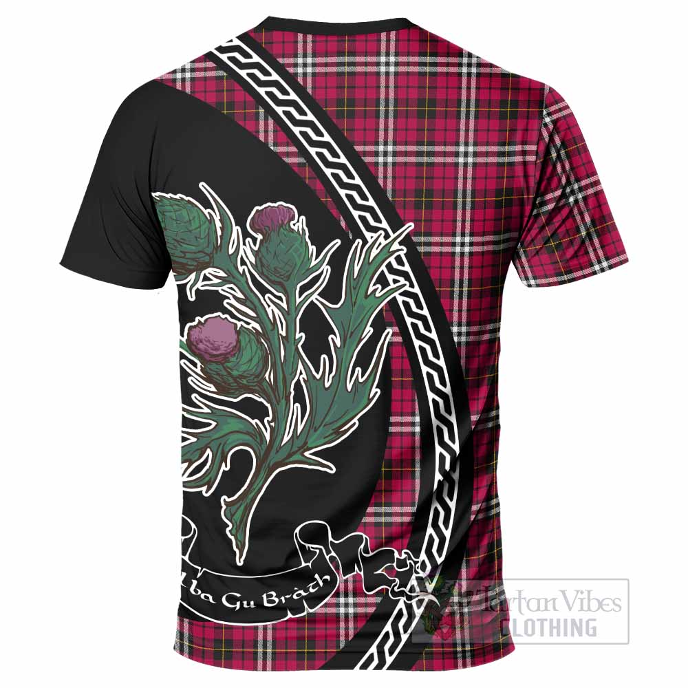 Little Family Crest Tartan T-Shirt Alba Thistle Inspired - Tartan Vibes Clothing