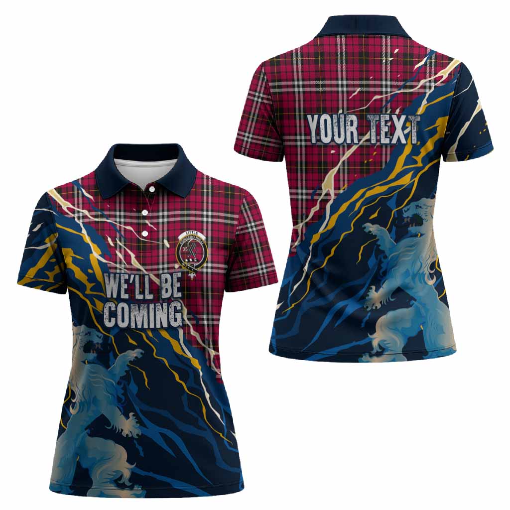 Little Scotland Tartan Women Polo Shirt WC2026 Football - We'll Be Coming