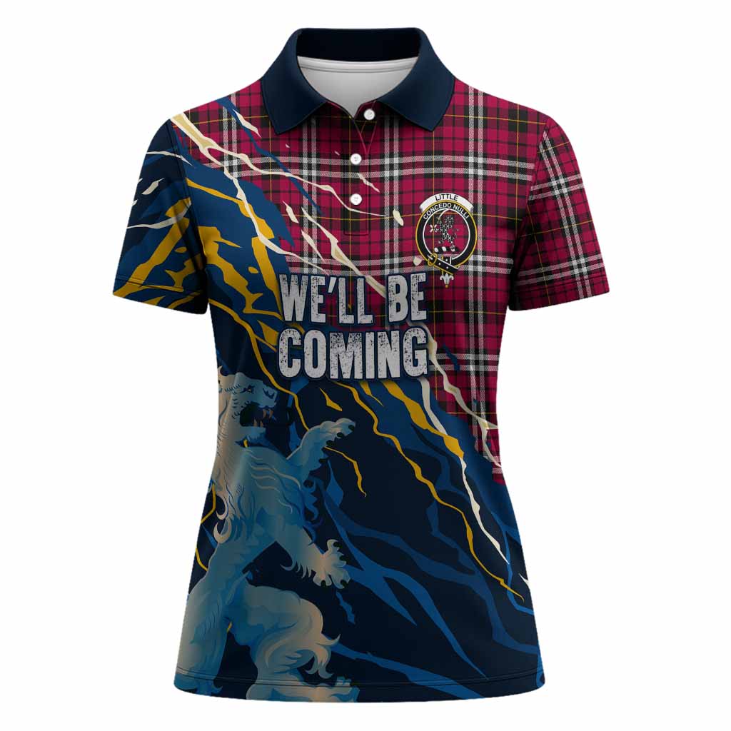 Little Scotland Tartan Women Polo Shirt WC2026 Football - We'll Be Coming