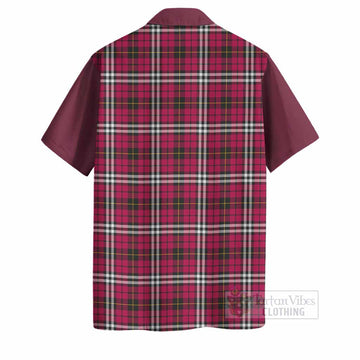 Little Tartan Accent Hawaiian Shirt with Family Crest