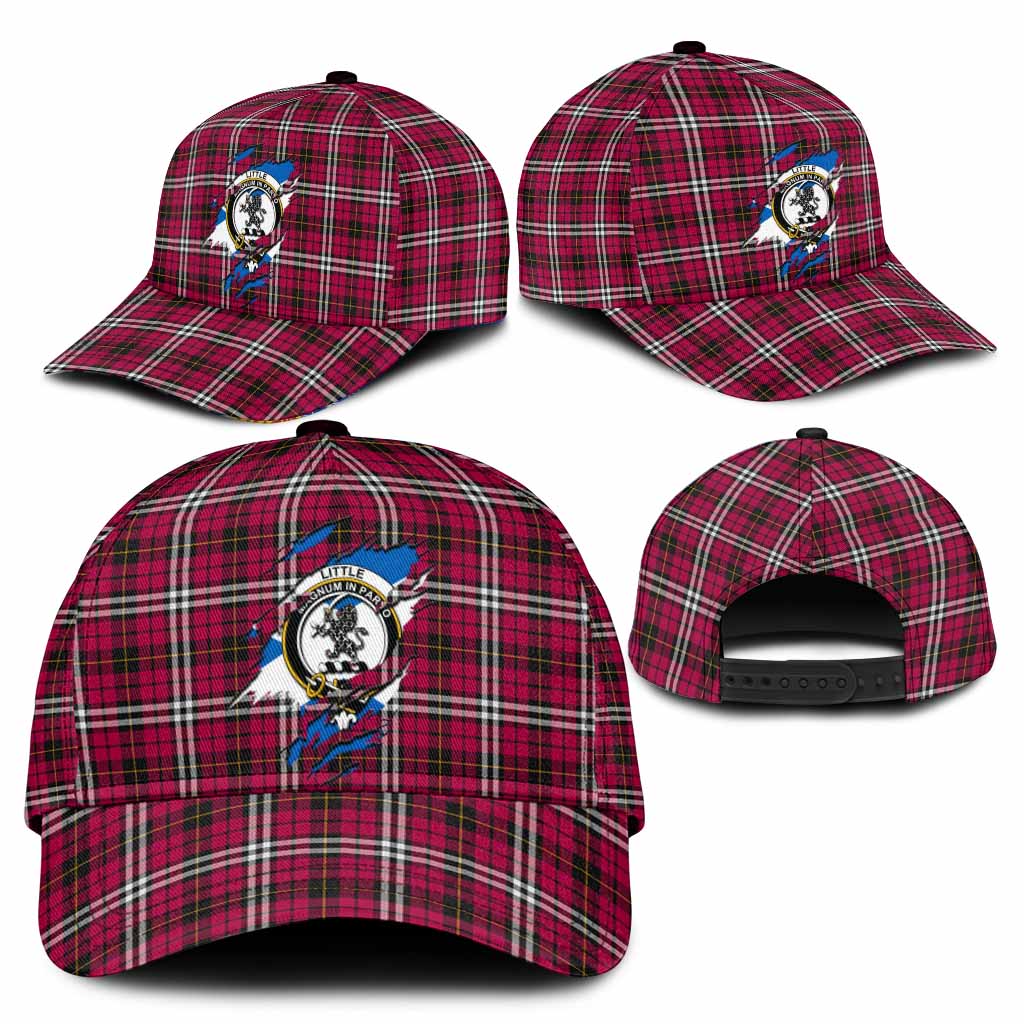 Little Tartan Classic Cap with Family Crest In Me Style