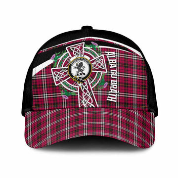 Little Tartan Crest Classic Cap Scottish Thistle Celtic Cross Alba Gu Brath