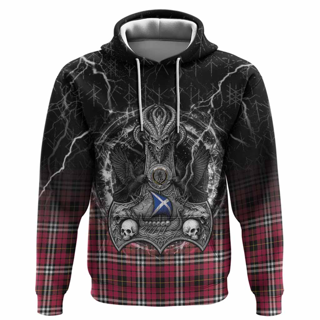 Little Tartan Crest Hoodie Celtic Odin's Raven Legacy