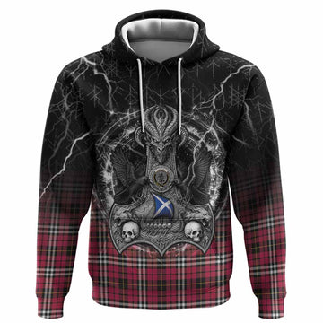 Little Tartan Crest Hoodie Celtic Odin's Raven Legacy