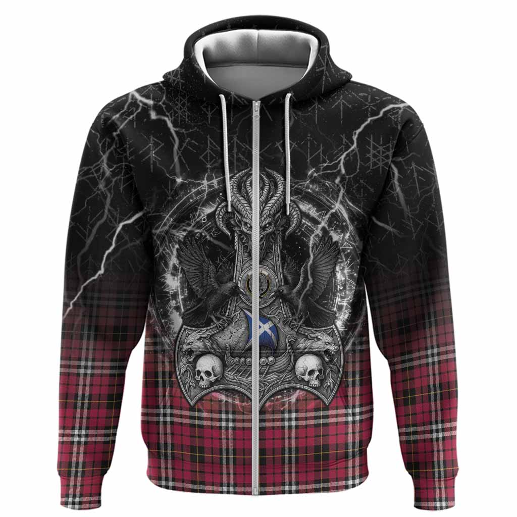 Little Tartan Crest Hoodie Celtic Odin's Raven Legacy