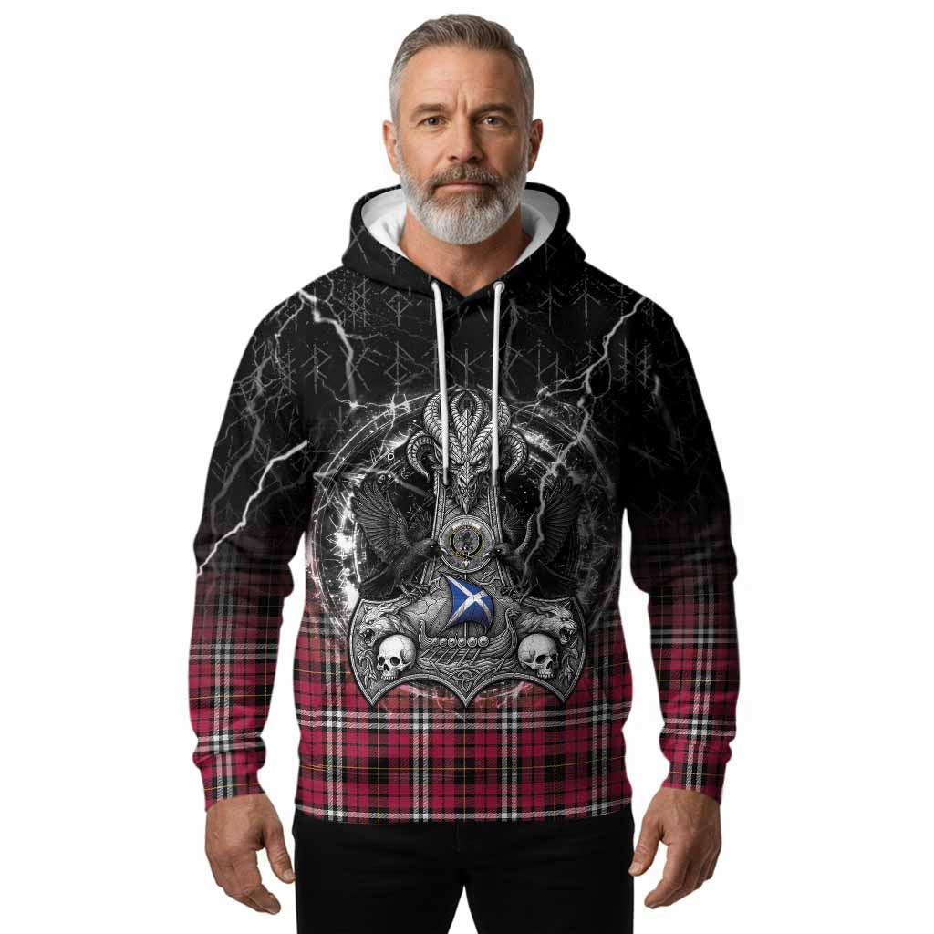 Little Tartan Crest Hoodie Celtic Odin's Raven Legacy